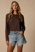 Ribcage Medium Wash High-Rise Cutoff Denim Shorts