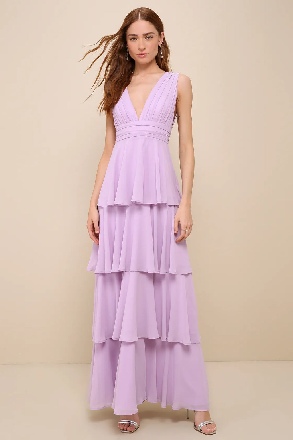 Amazing Evening Navy Blue Tiered Maxi Dress