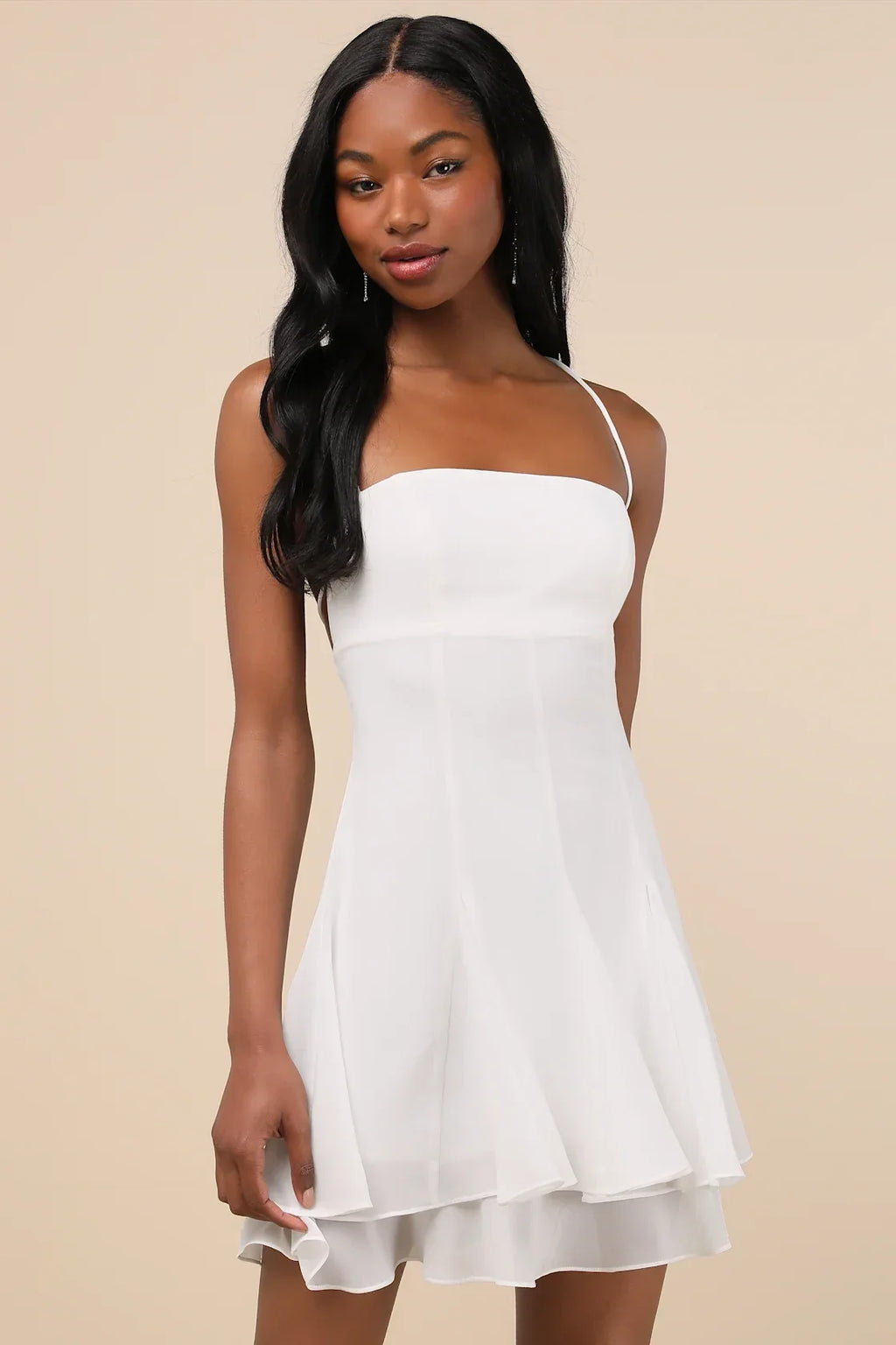 Perfected Sweetness Green Pleated Tiered Mini Dress