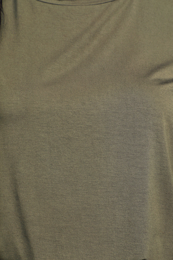 Skyra Olive Green T-Shirt Bodysuit