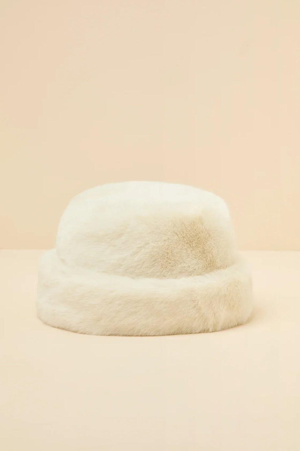 Omoka Brown Leopard Faux Fur Cloche Hat