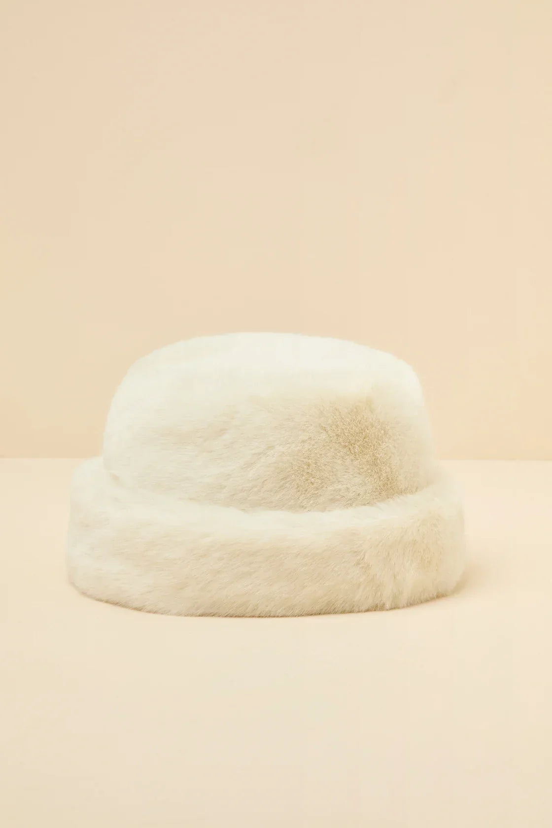 Omoka Brown Leopard Faux Fur Cloche Hat