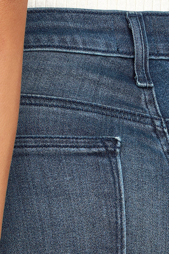 Aralia Dark Wash High-Rise Skinny Jeans