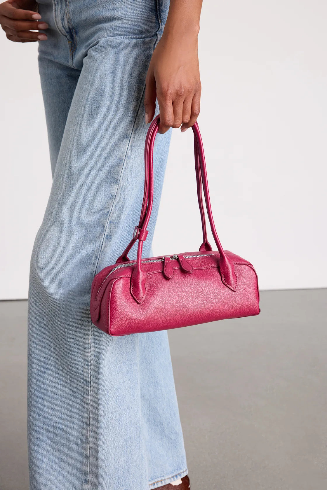 Sloane Red East-West Shoulder Bag