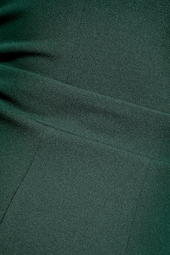 Celebrating Romance Emerald Green Long Sleeve Wide-Leg Jumpsuit