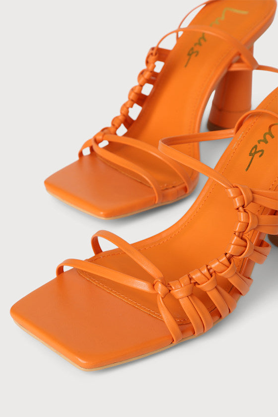 Zindy Mango Lace-Up High Heel Sandals
