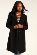 Chic Feelings Black Long Sleeve Coat