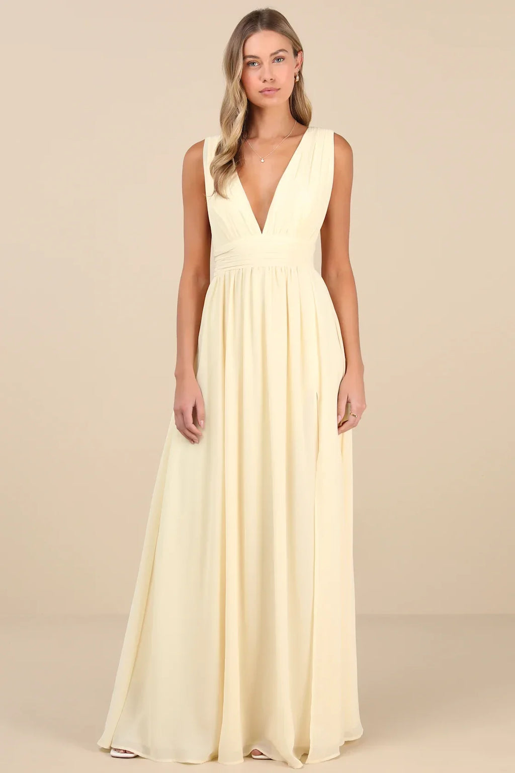 Heavenly Hues Blush Maxi Dress