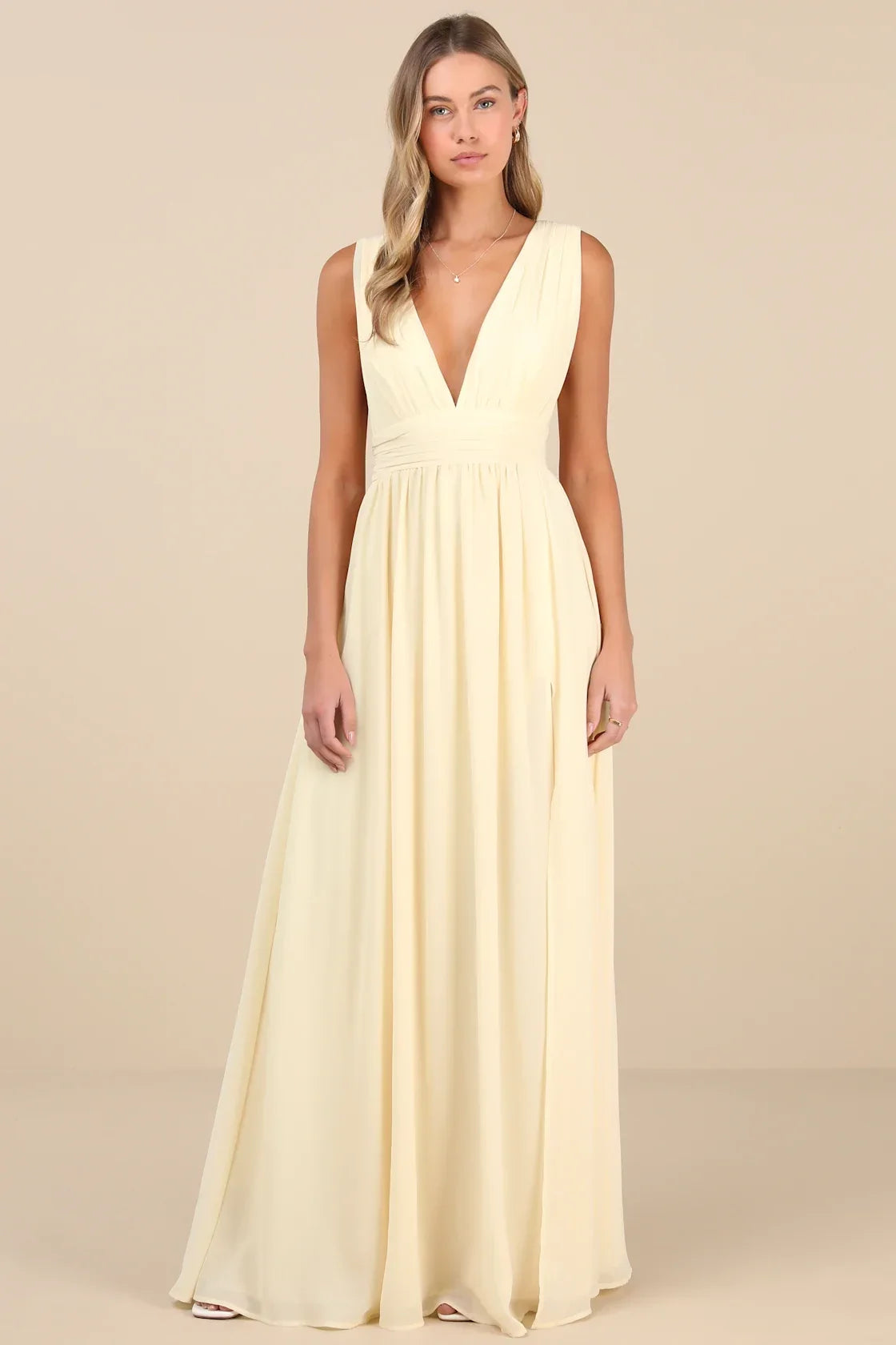 Heavenly Hues Blush Maxi Dress
