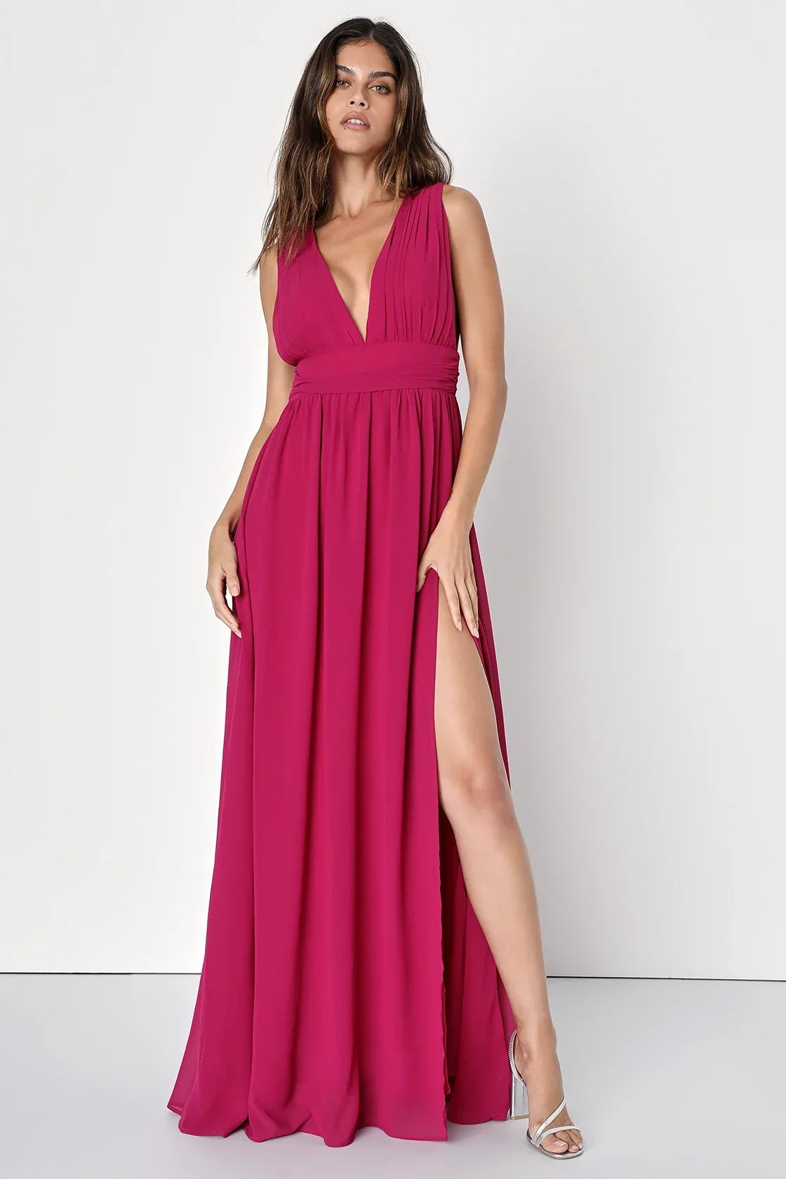 Heavenly Hues Blush Maxi Dress