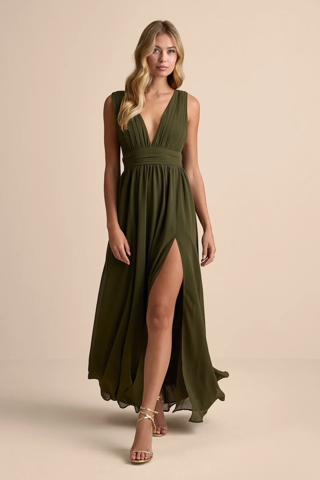Heavenly Hues Blush Maxi Dress
