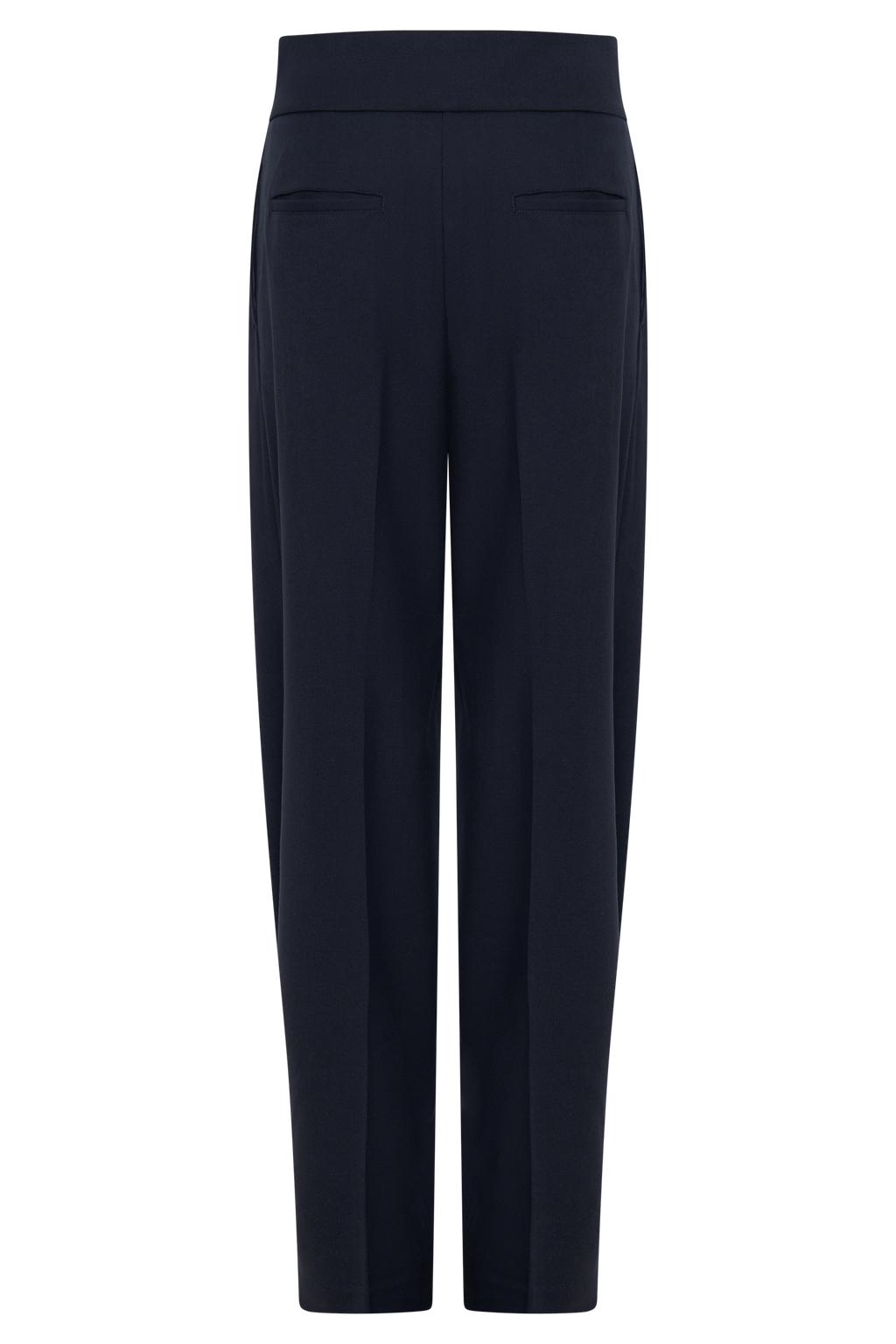 Penelope Pleated High Waisted Pants - Dark Navy
