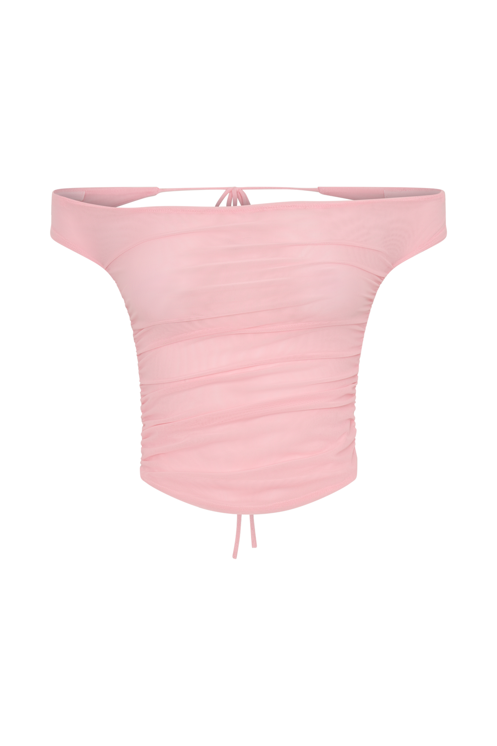 Brooklyn Mesh Crop Top - Candy Pink