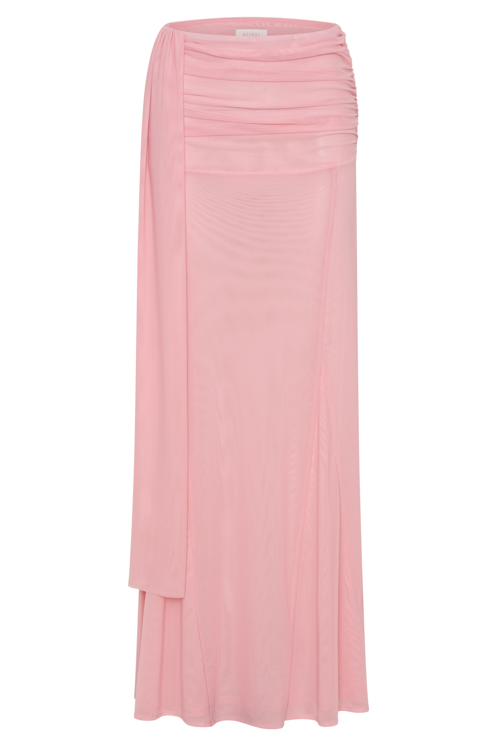 Arna Mesh Maxi Skirt - Candy Pink