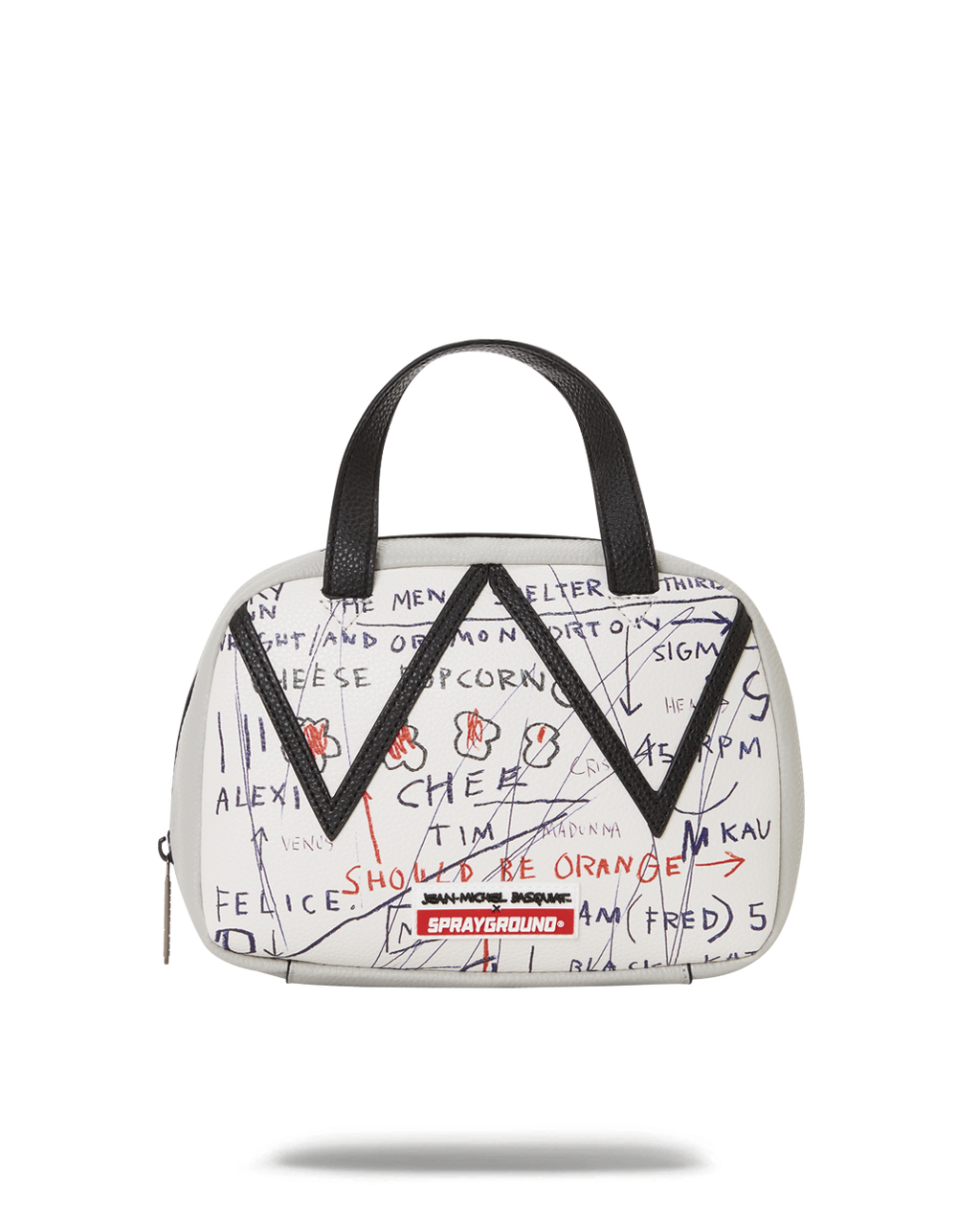OFFICIAL BASQUIAT UNTITLED (CHEESE POPCORN) 1983 HANDBAG