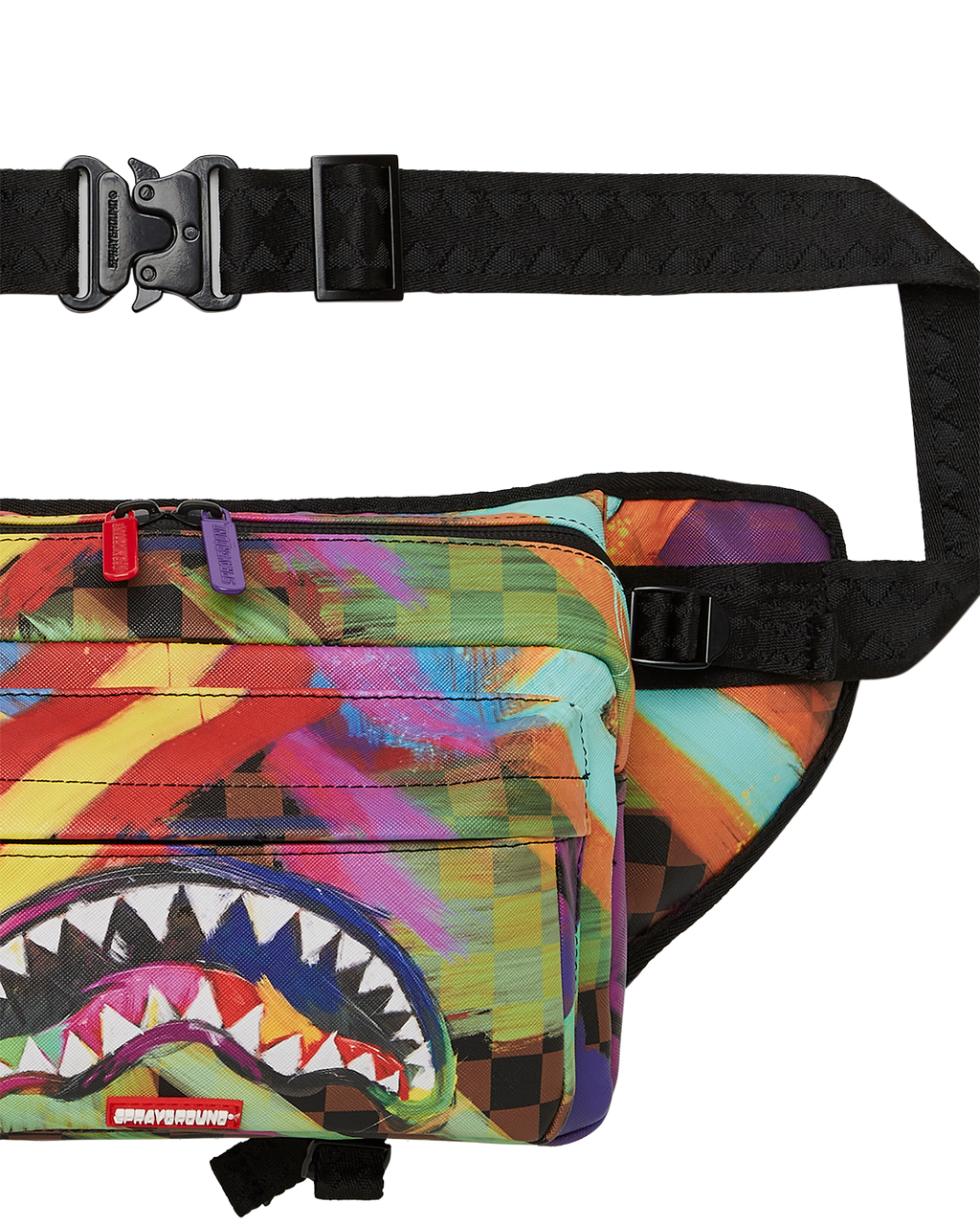 SHARKS IN PARIS CITY STREAKS CARGO CROSSBODY