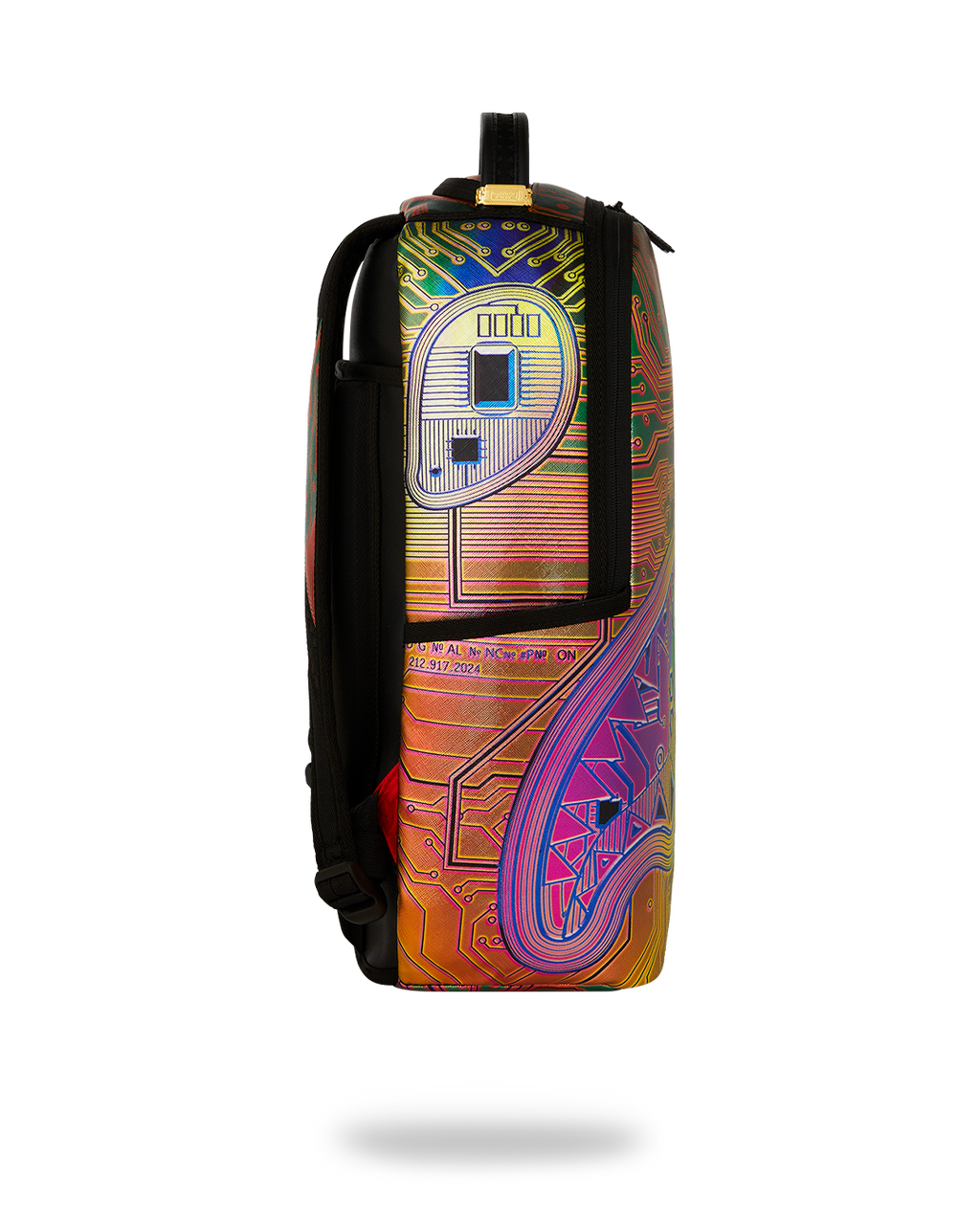 CIRCUIT BOARD MAGNETIC GRID BACKPACK
