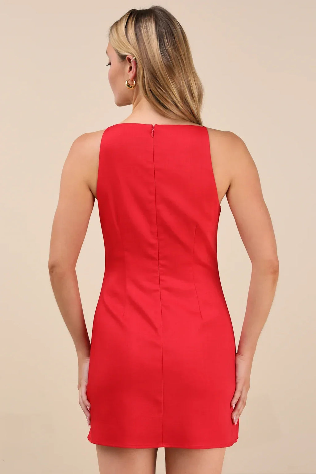 Chic Ease Lime Green Sleeveless Mini Dress
