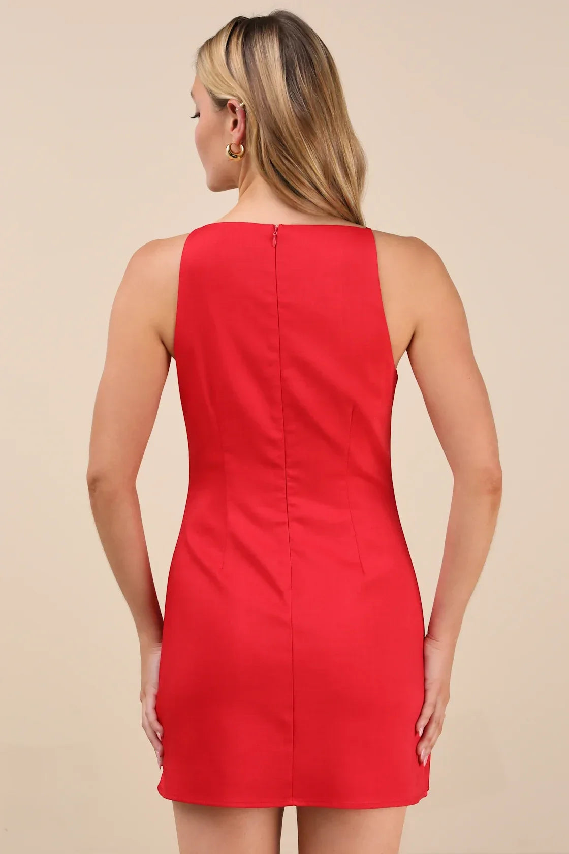 Chic Ease Lime Green Sleeveless Mini Dress