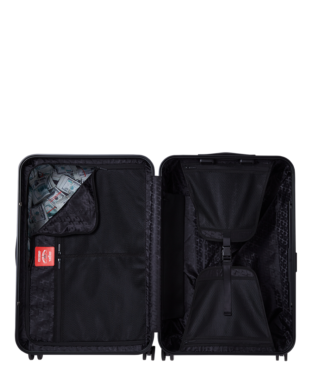 REALITY CHECK SHARKITECTURE FULL-SIZE JETBLACK LUGGAGE (GUNMETAL HARDWARE)