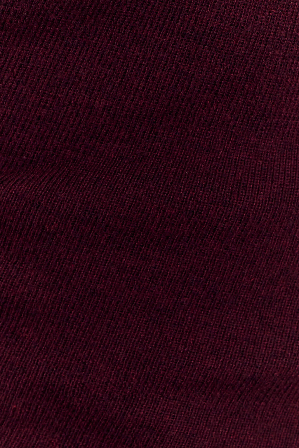 Culver Draped Twist Knit Top - Wine