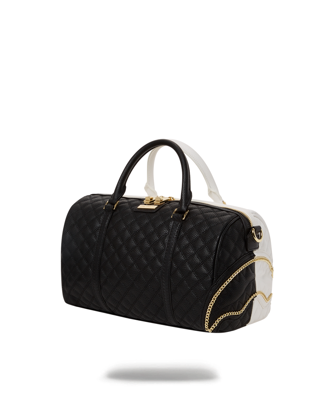 LEVELED UP SPLIT QUILT SHARK MINI DUFFLE