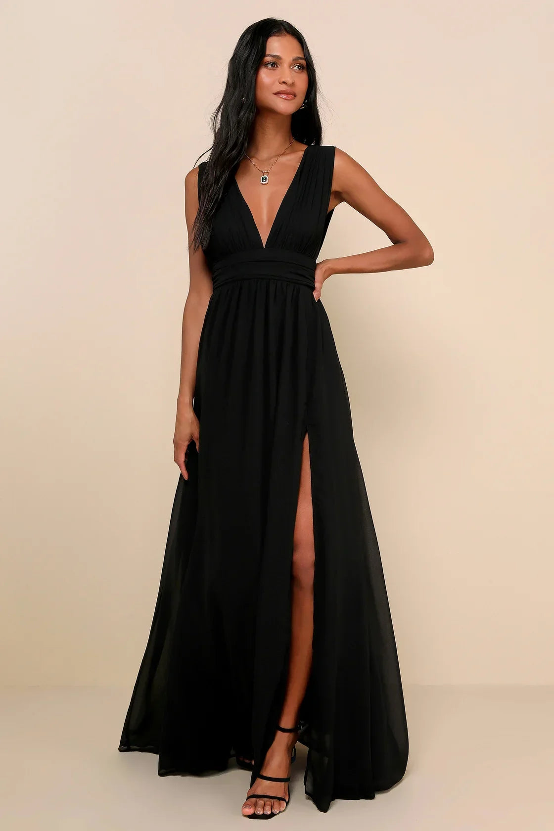 Heavenly Hues Blush Maxi Dress