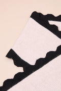 Melody Ivory Scalloped Trim Scraf