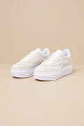 Campio Extra Chalk and White Suede Leather Sneakers