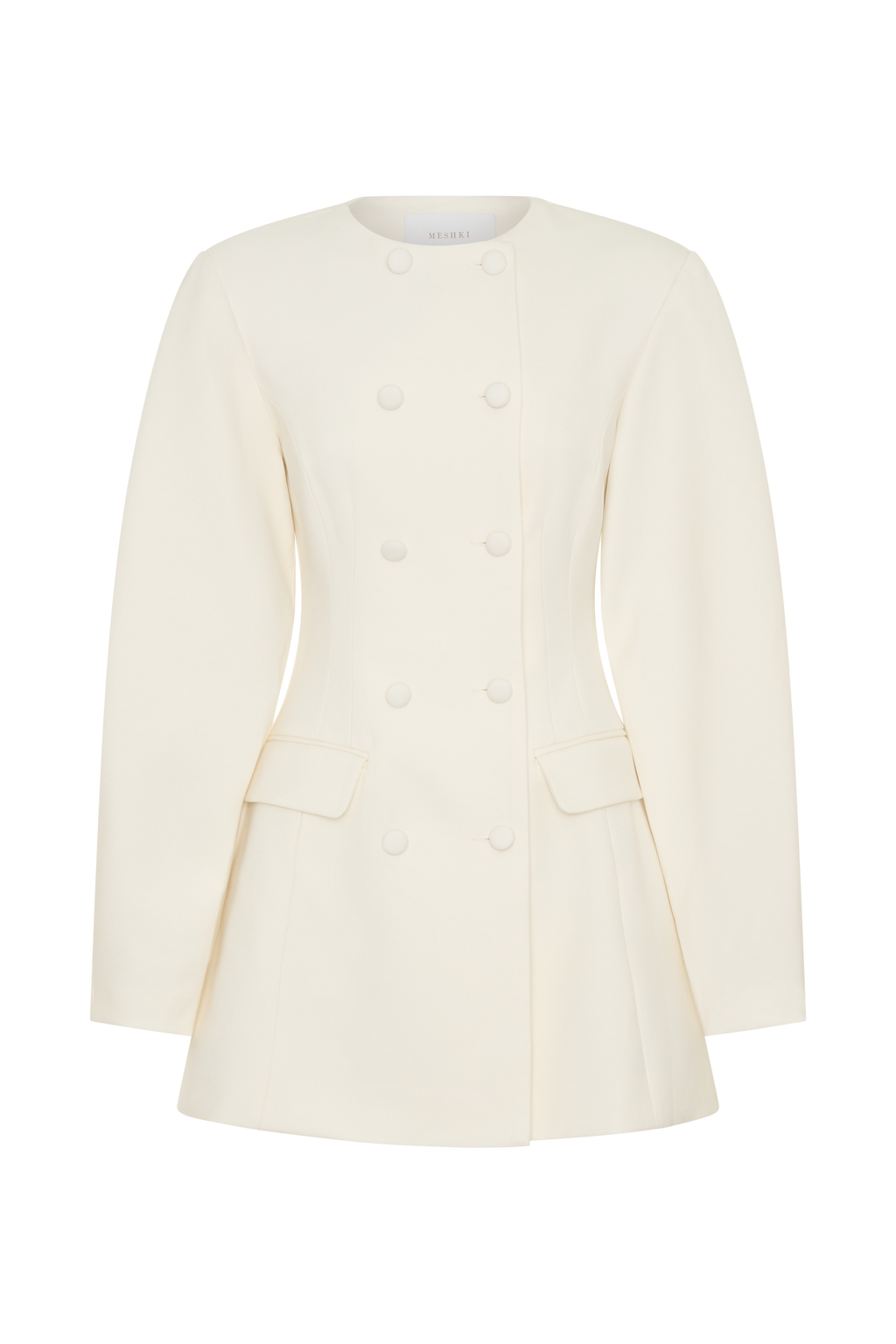 Beatrice Blazer Mini Dress - Ivory