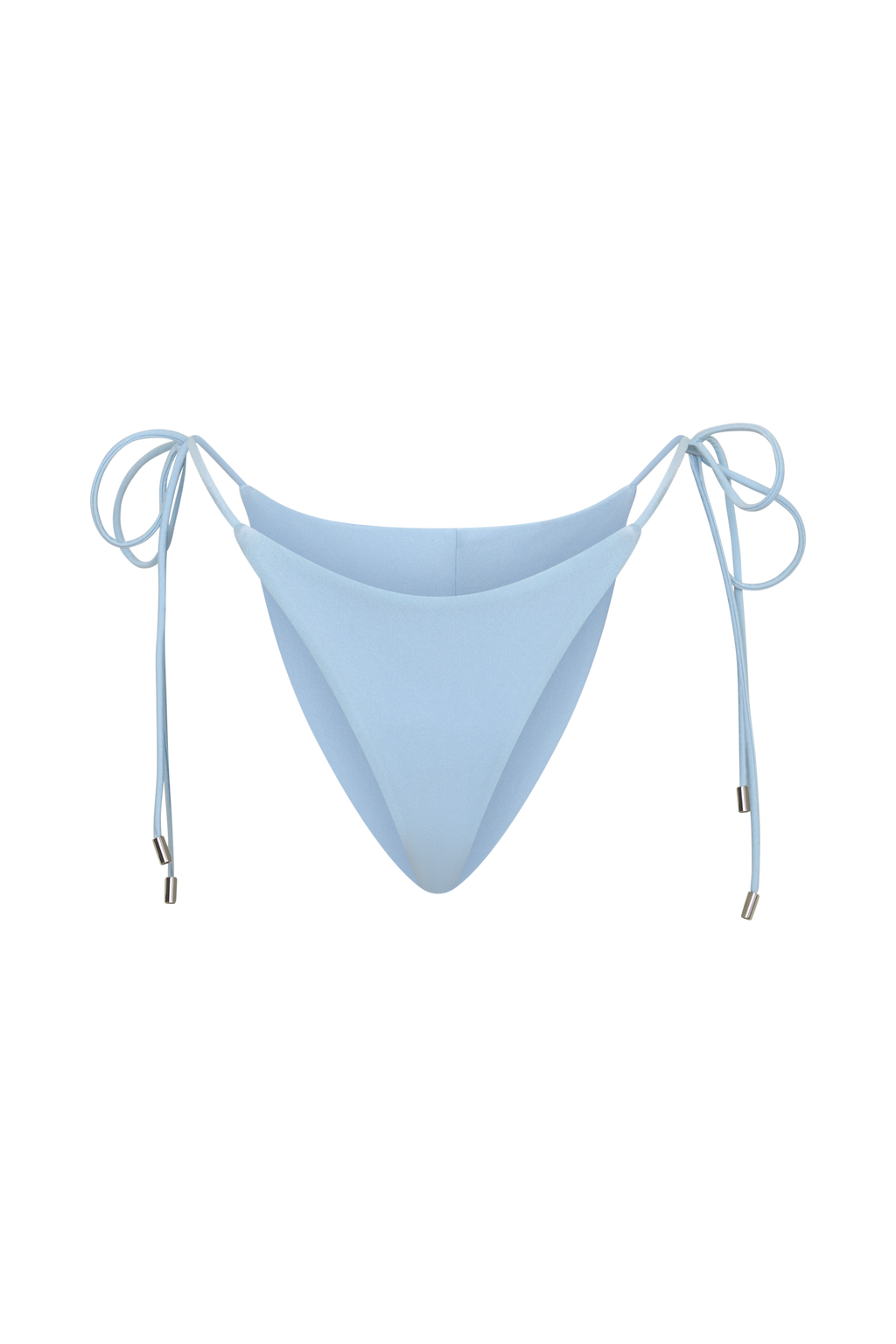 Blossom Side Tie Bikini Bottom - Pale Blue