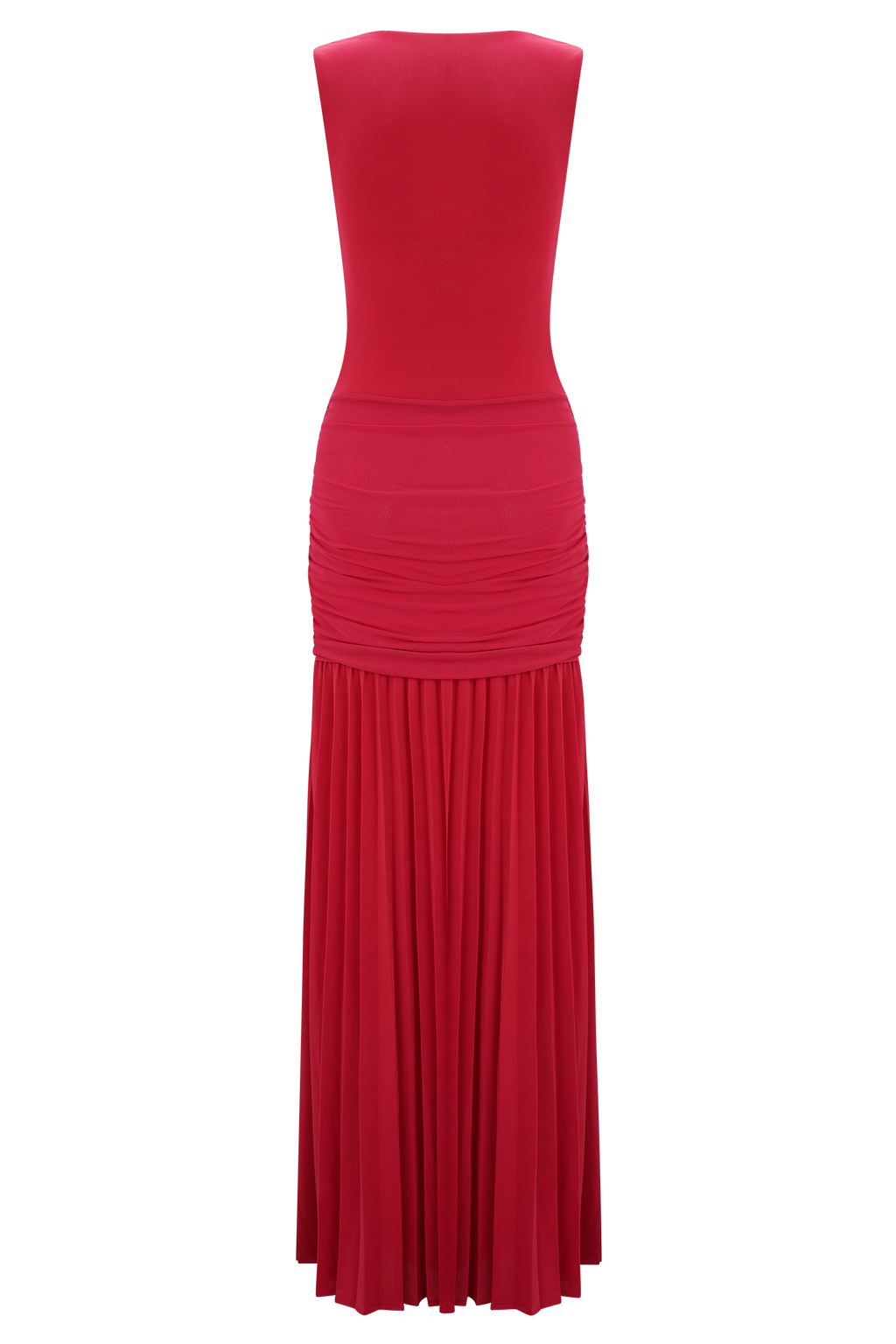 Dania Cowl Neck Slinky Maxi Dress - Fuchsia Pink