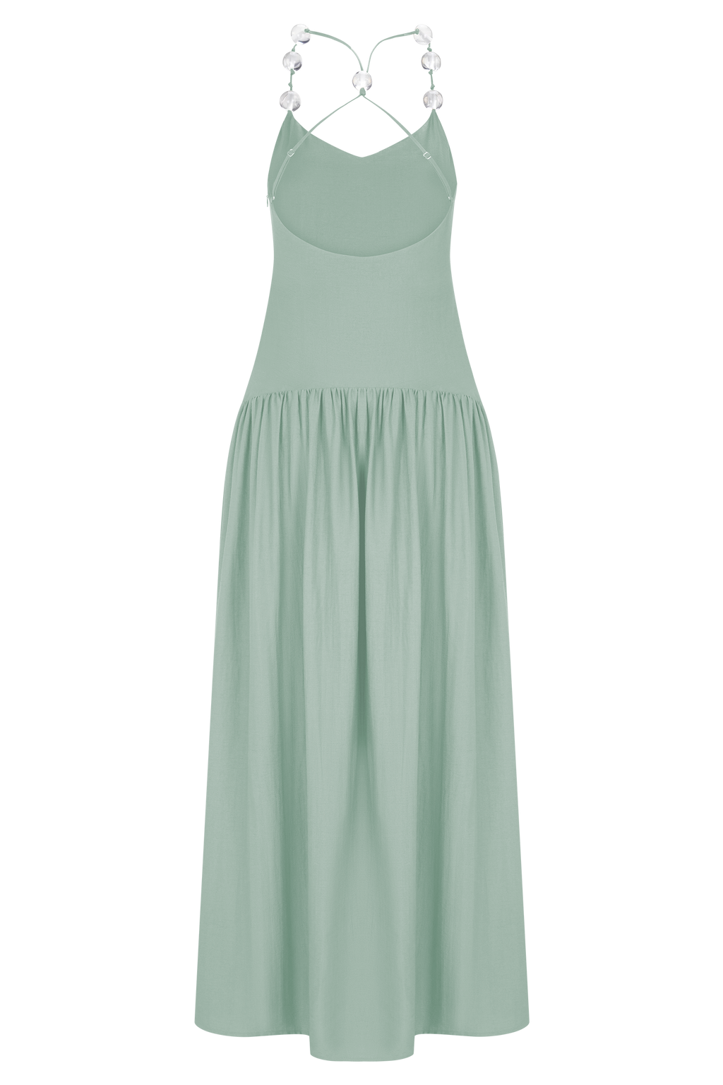 Darling Linen Maxi Dress - Sage