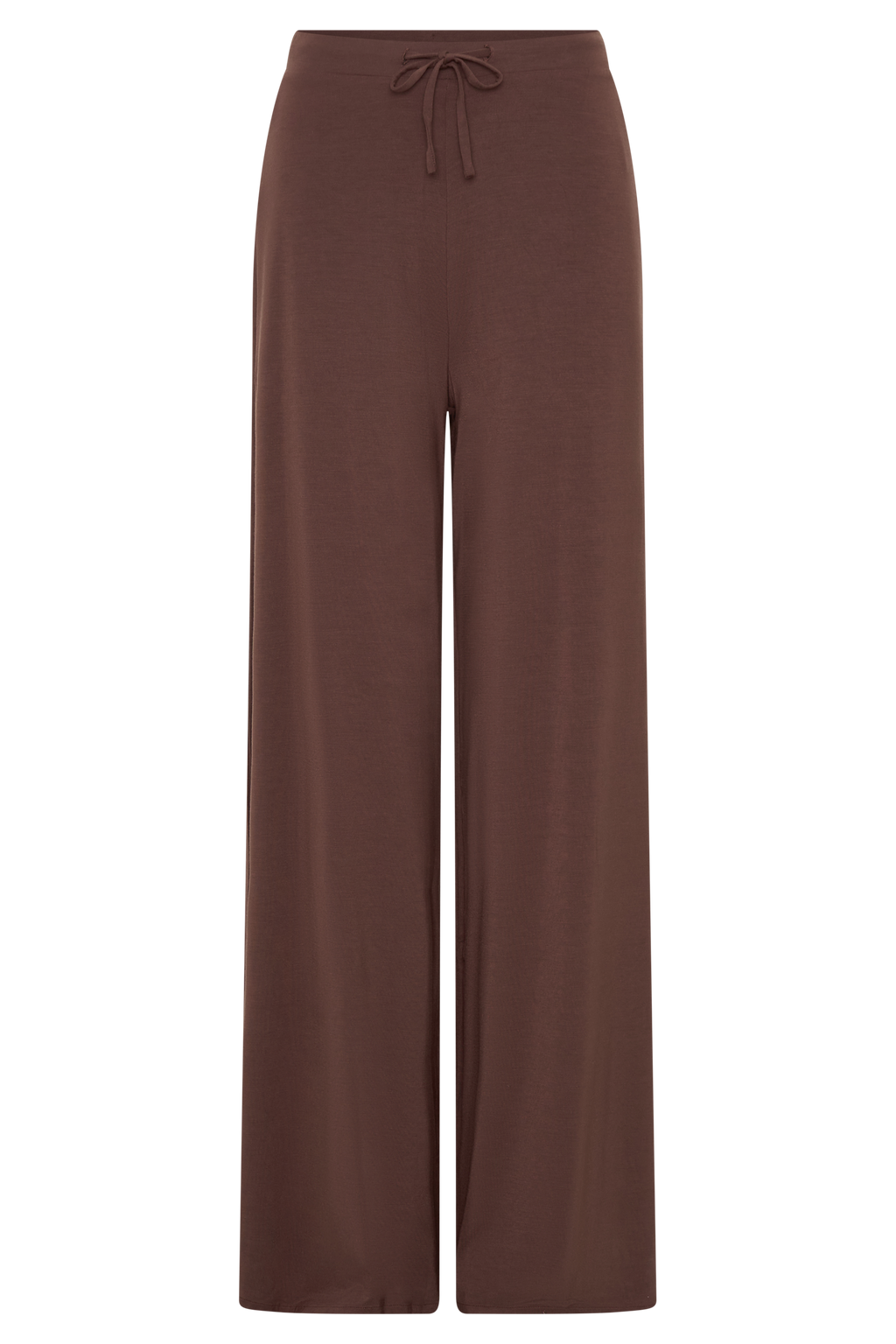 Dewi Wide Leg Modal Pants - Chocolate