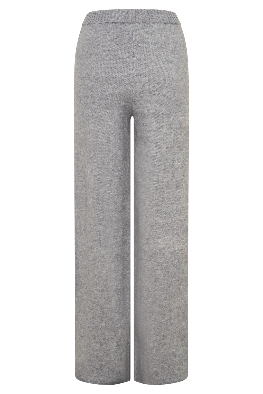 Evan Knit Wide Leg Pants - Grey Marle