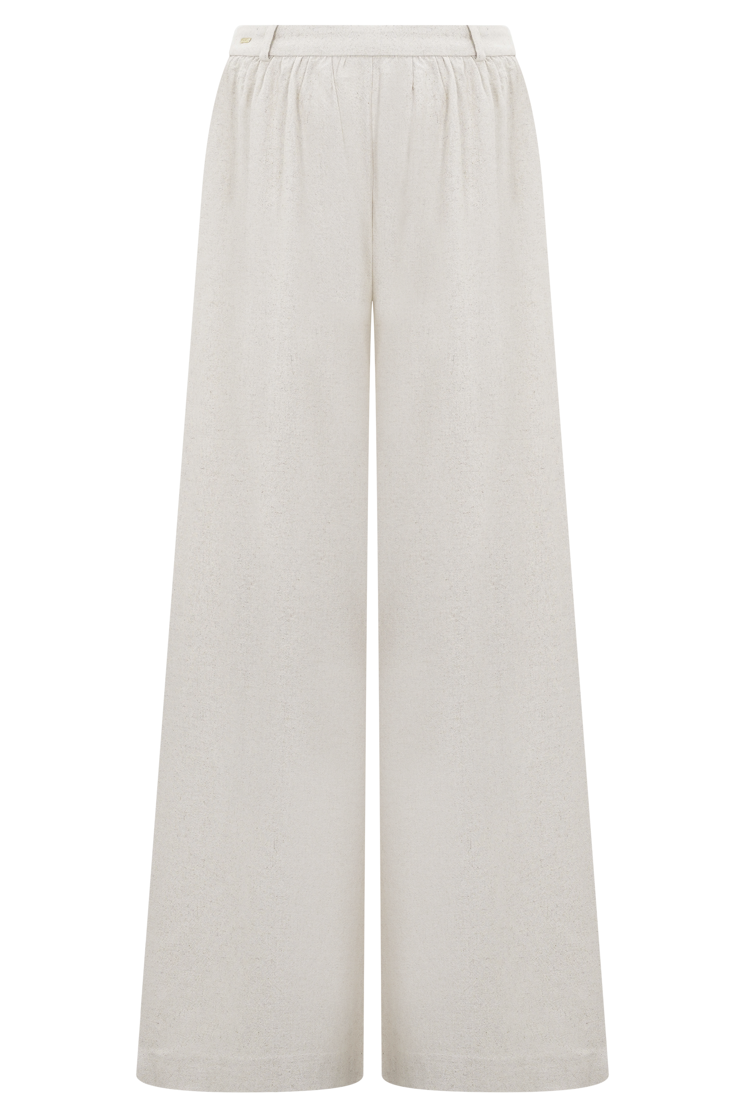 Gabby Straight Leg Linen Pants - Natural