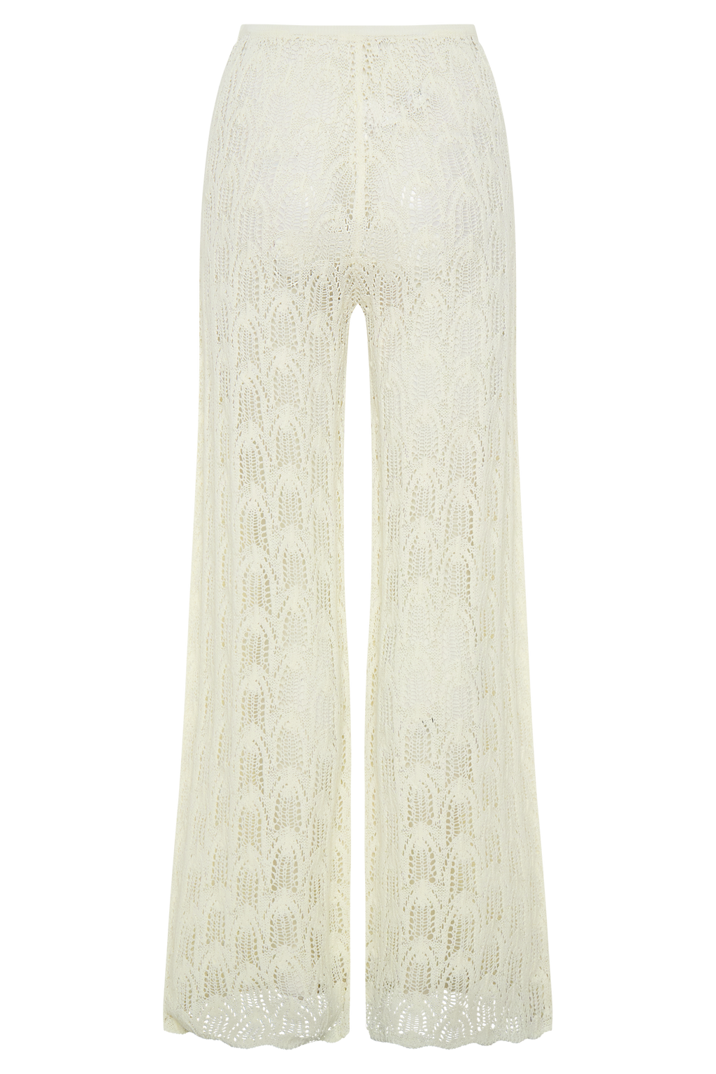 Glinda Crochet Pants - Ivory