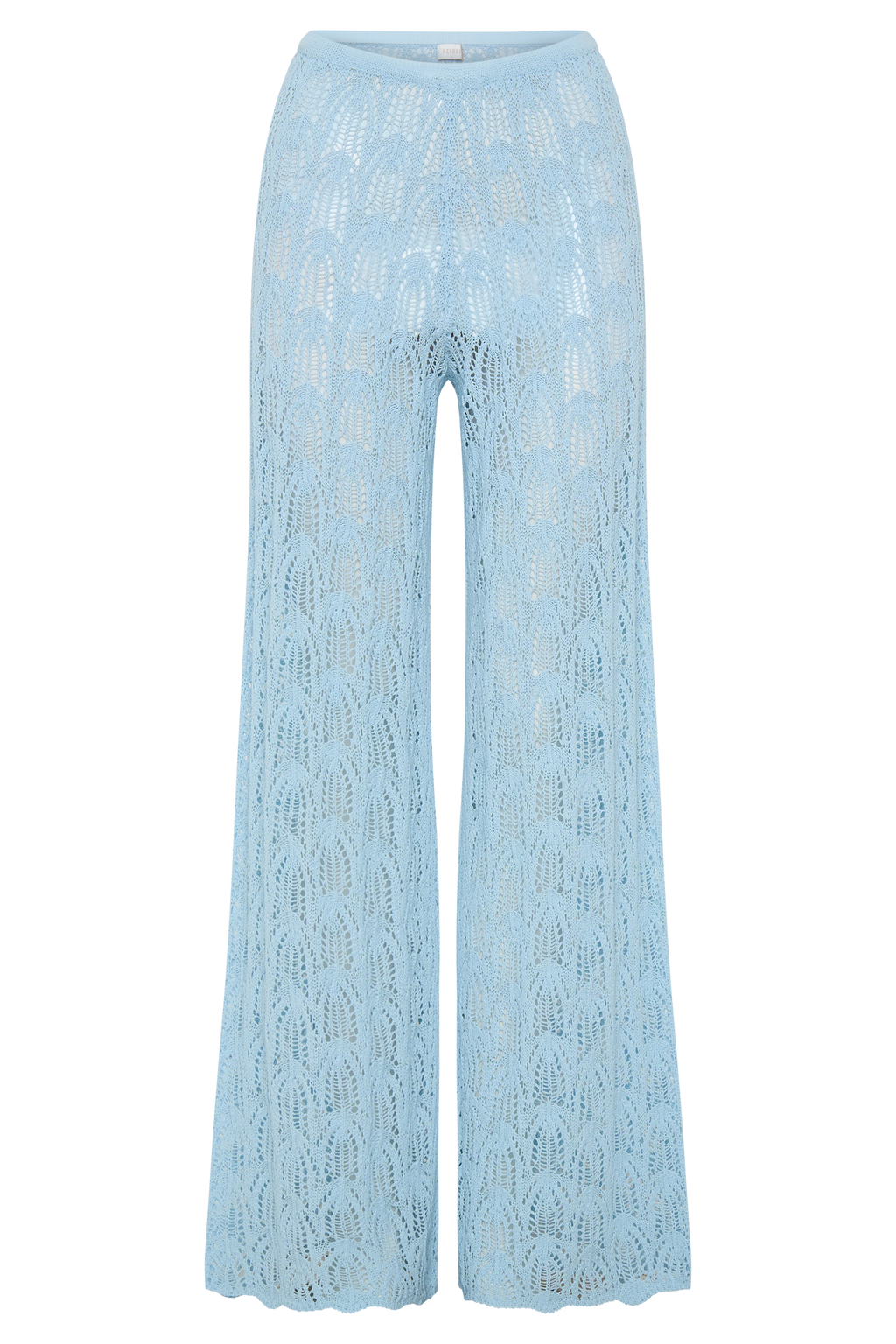 Glinda Crochet Pants - Light Blue