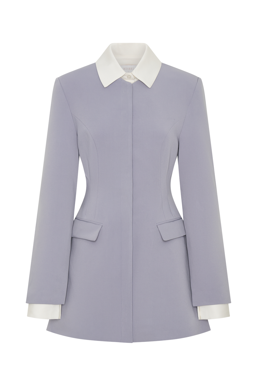 Gretchen Suiting Mini Dress - Grey