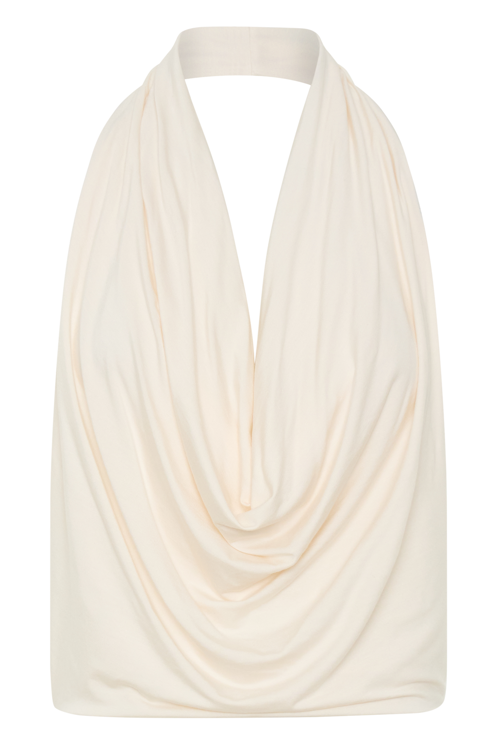 Huyen Cowl Front Modal Top - Ivory