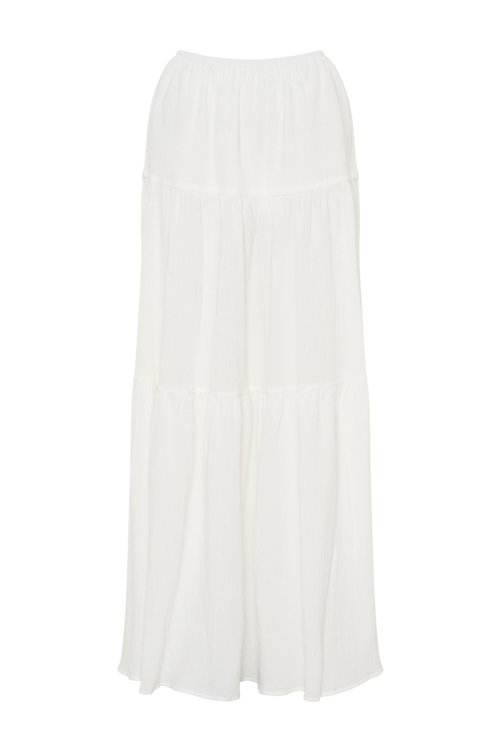 Jacinda Cotton Maxi Skirt - White