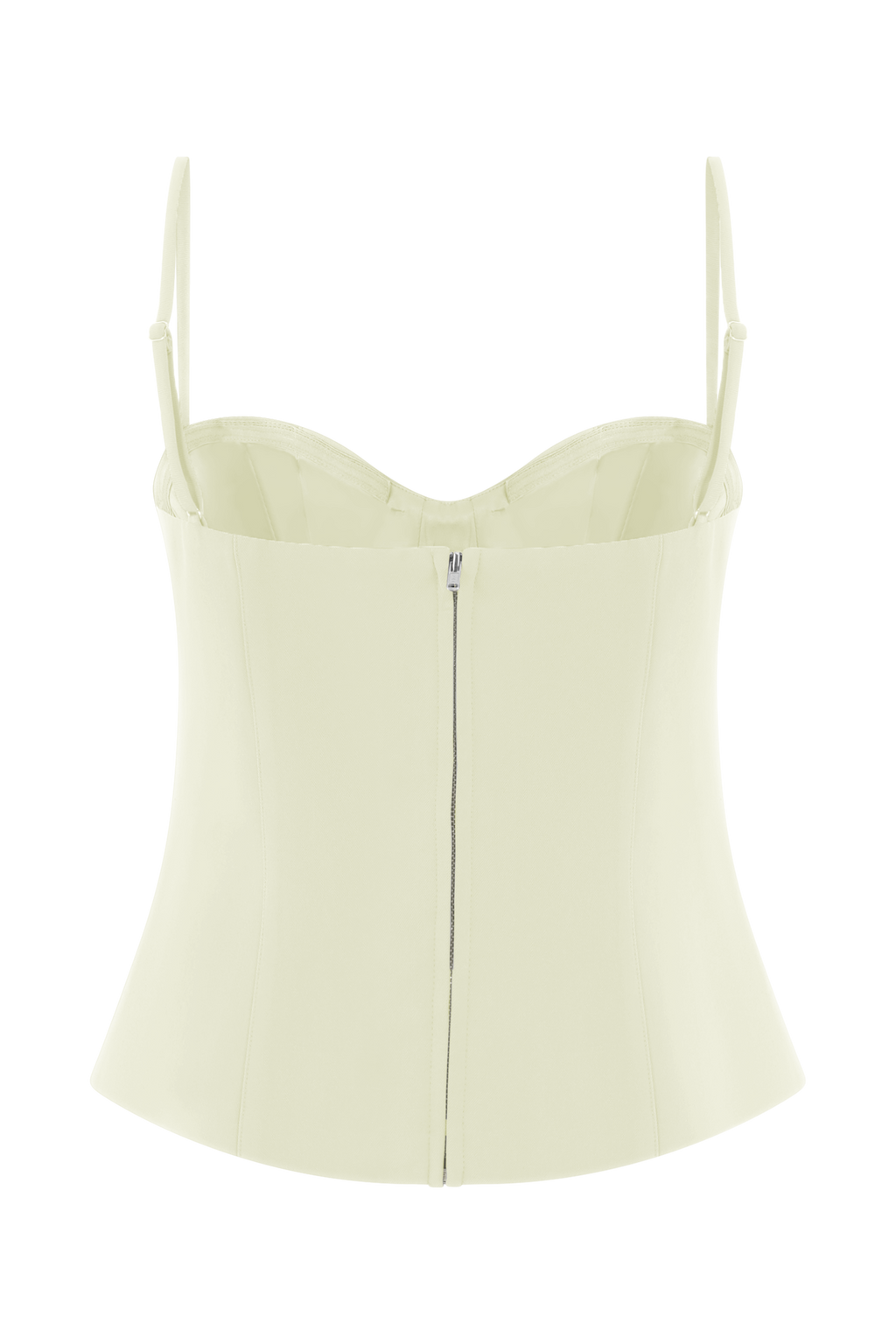 Jaime Spaghetti Strap Suiting Top - Ivory