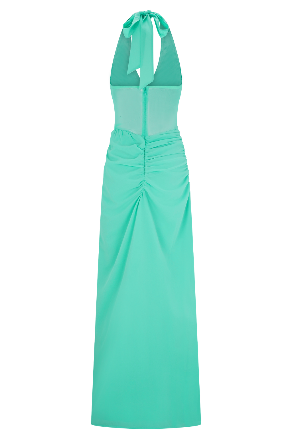 Jonna Chiffon And Mesh Maxi Dress - Lagoon