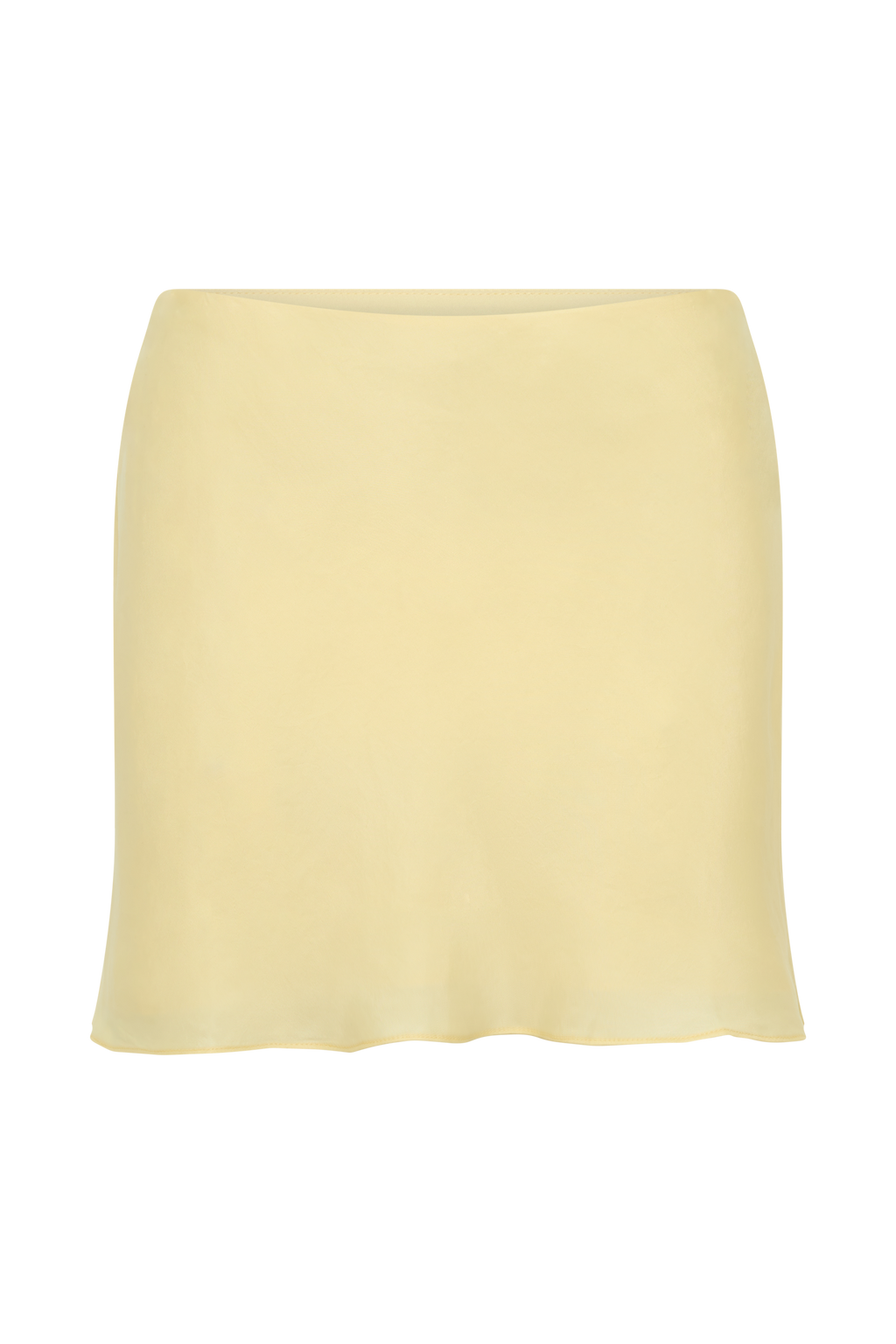 Juliana Cupro Mini Skirt - Butter