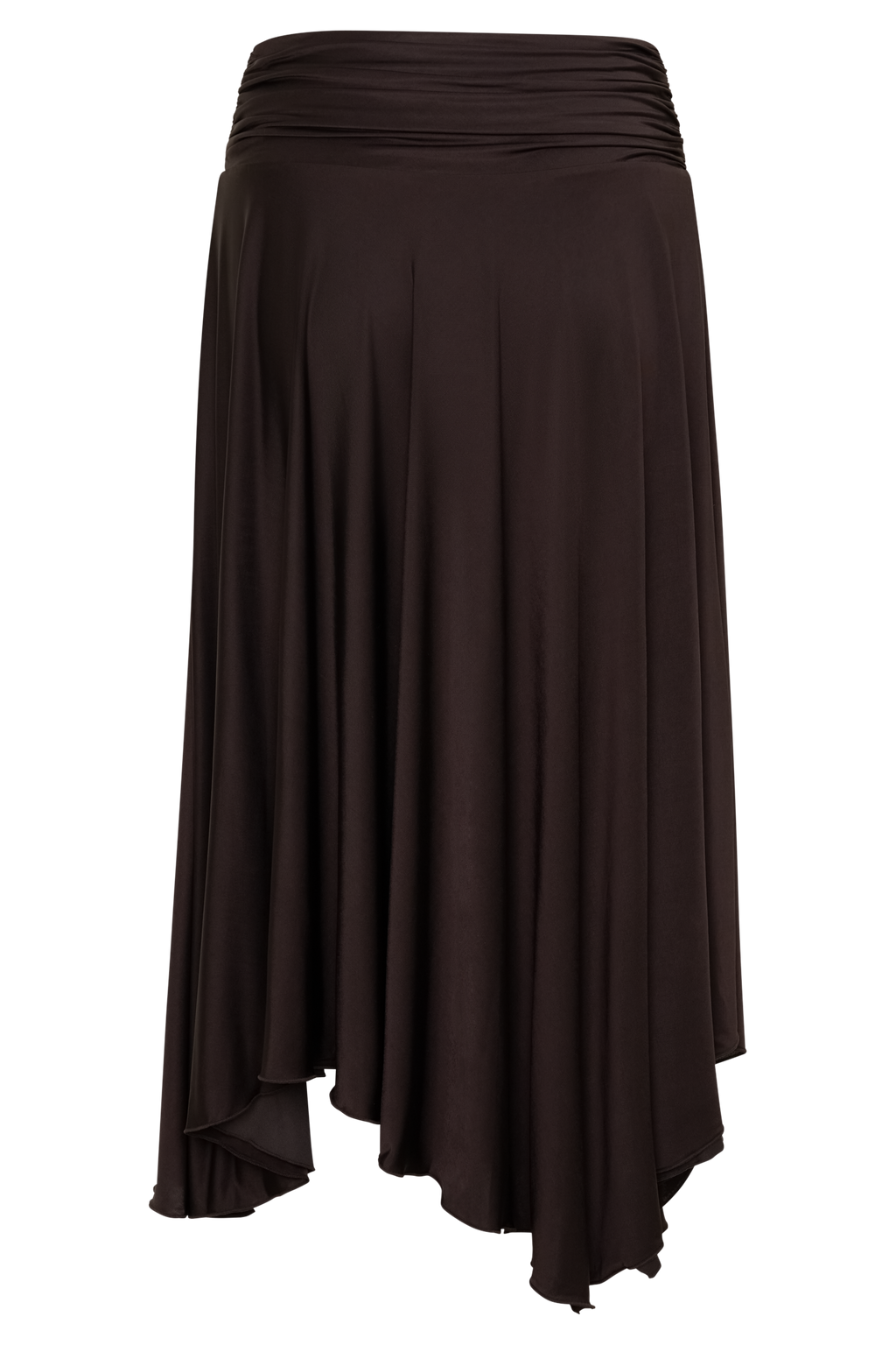 Luu Slinky Midi Skirt - Dark Chocolate