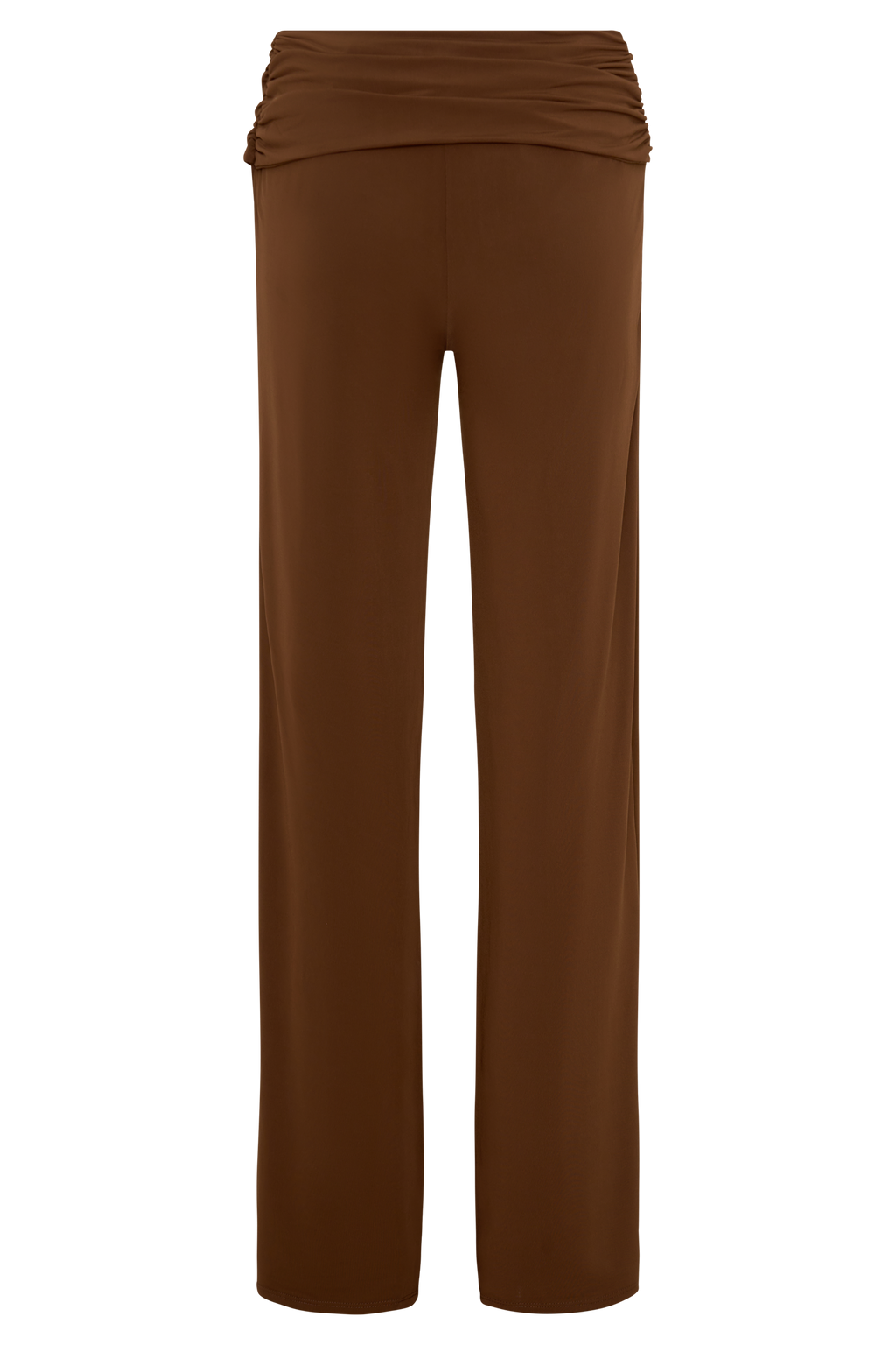 Lydia Slinky Straight Leg Pants - Chocolate