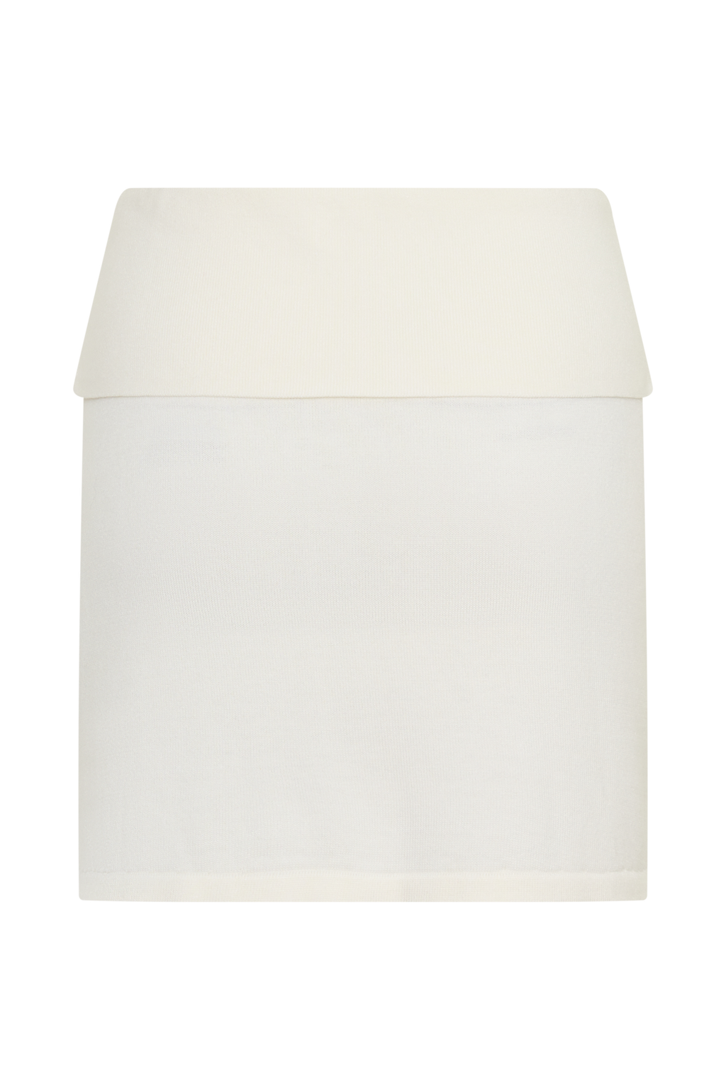 Misty Mid Rise Knit Mini Skirt - Ivory