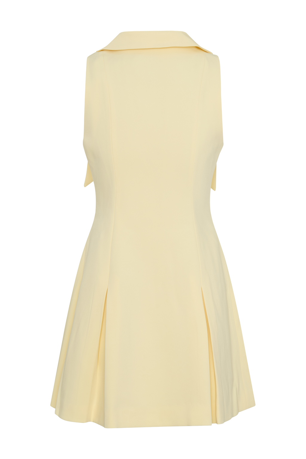 Oli Sleeveless Mini Dress - Lemon