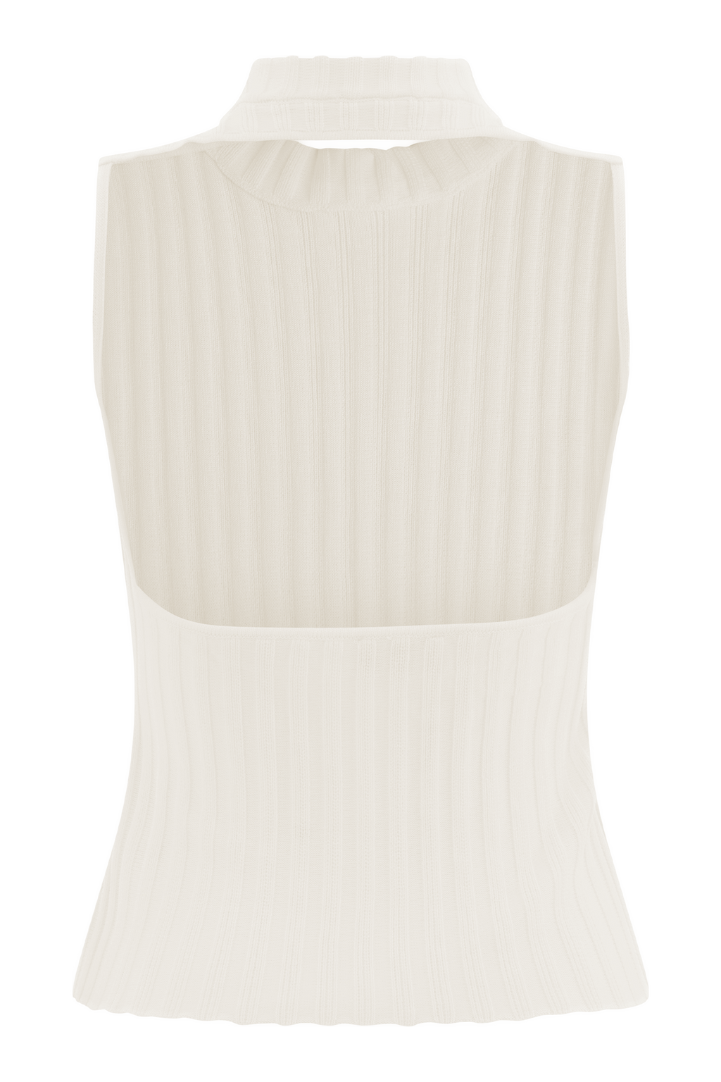 Oona Turtle Neck Knit Top - Ivory