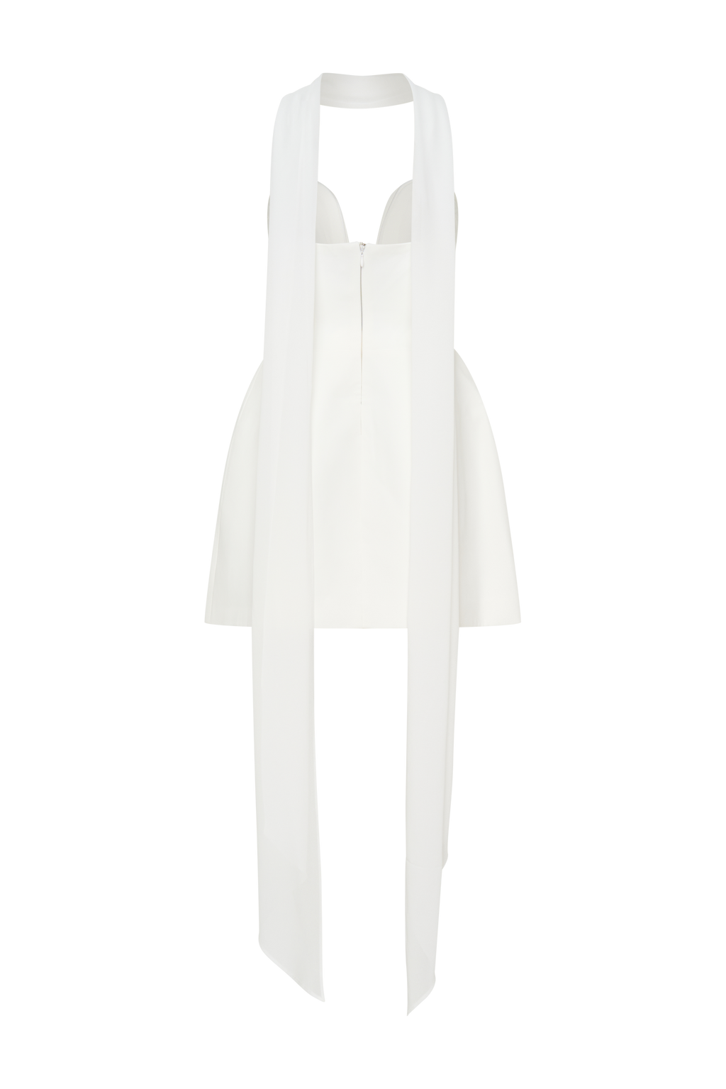 Orellia Strapless Suiting Mini Dress - Ivory